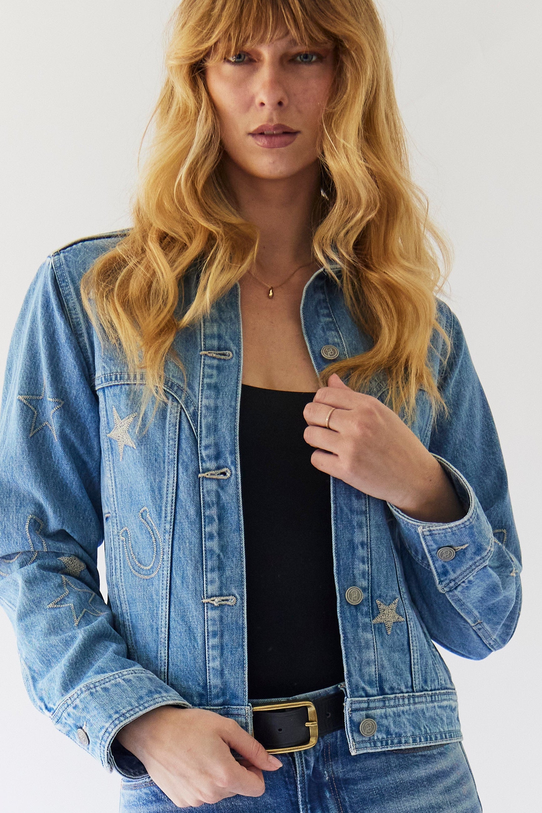 The Giddy Up Jacket Cornflower Blue