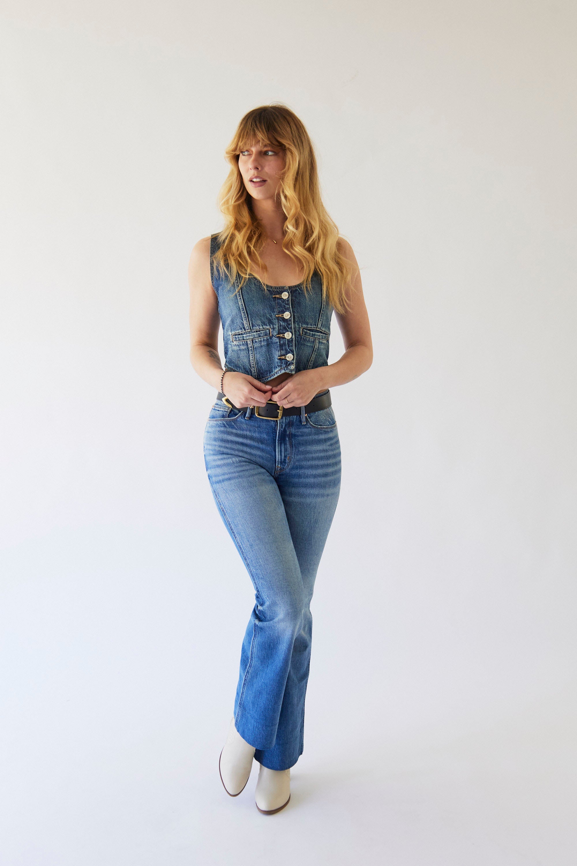 The Wanderer Flare 5 Pocket - Mabel Wash