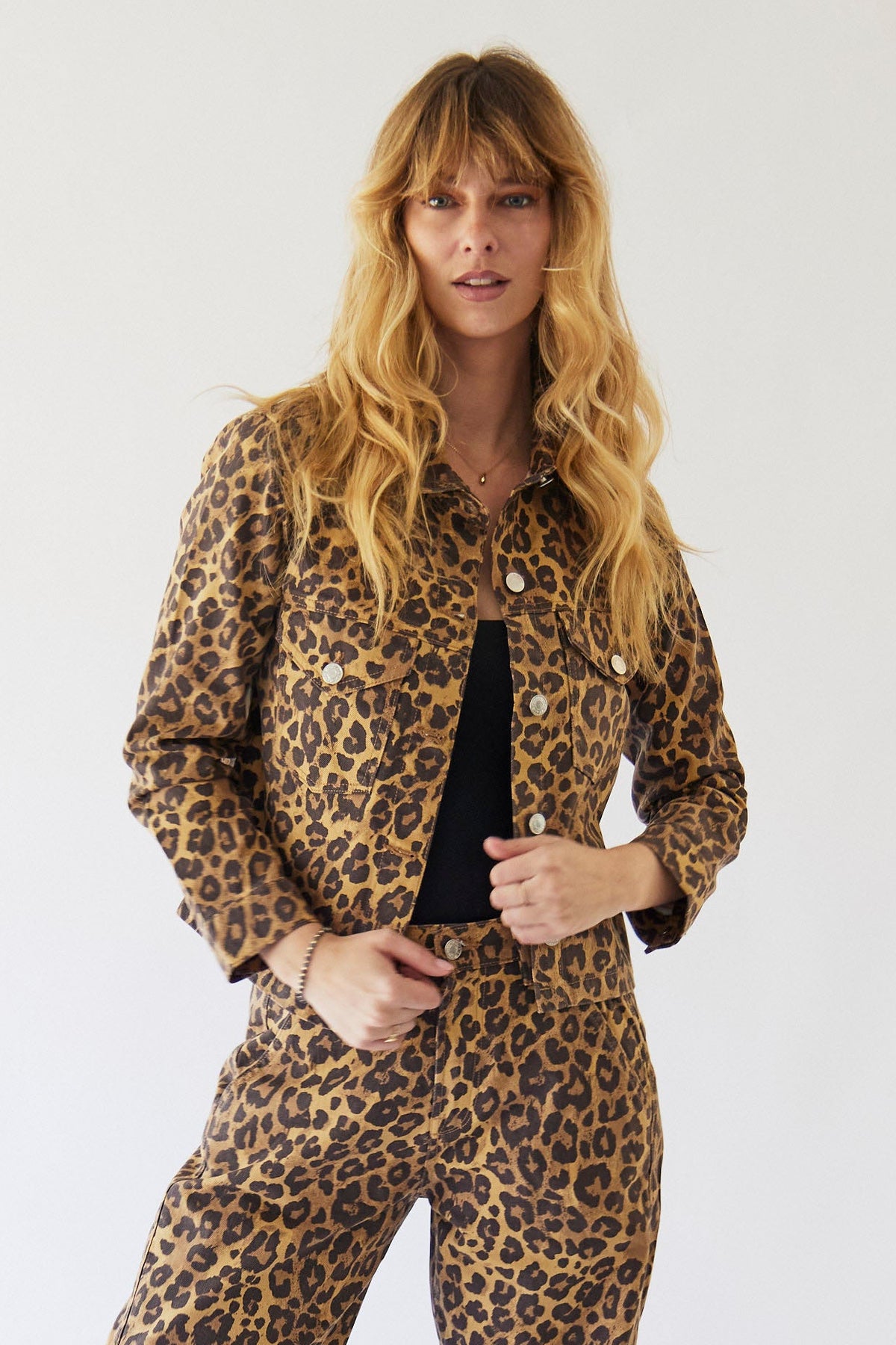 Leopard Twill Shacket