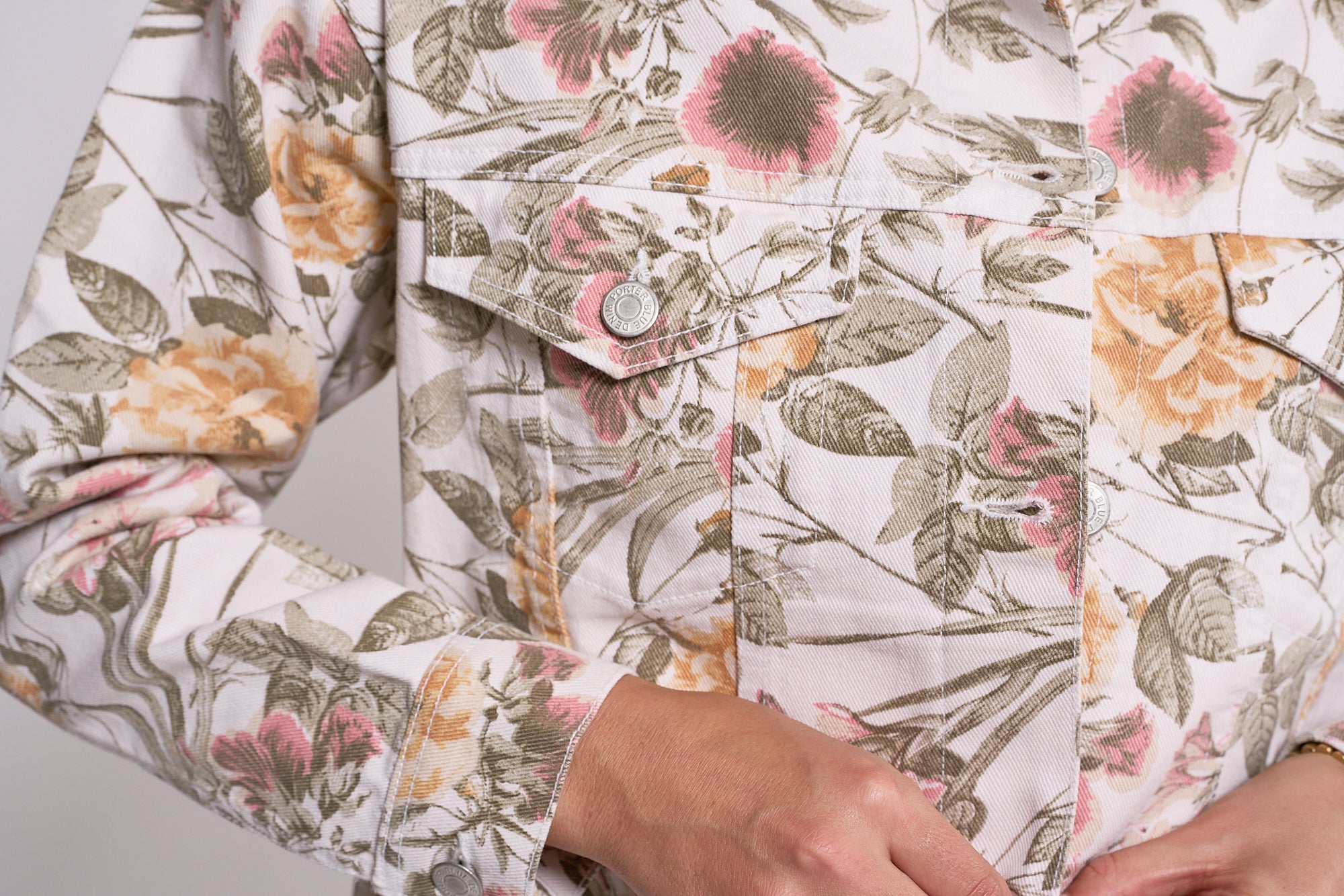 90's Trucker in Garden Joy Print