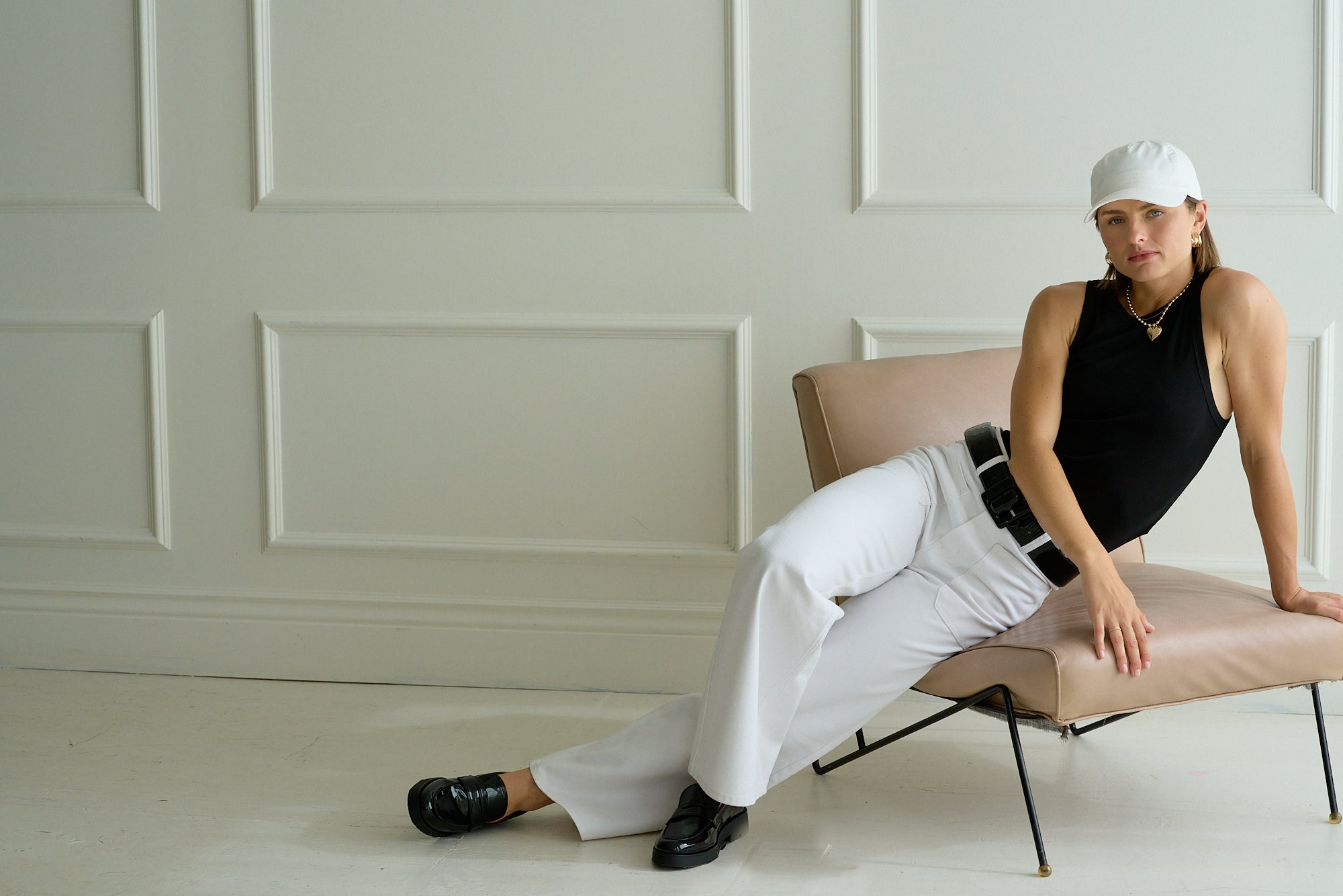 Loretta Relaxed Wide Leg in Ivory