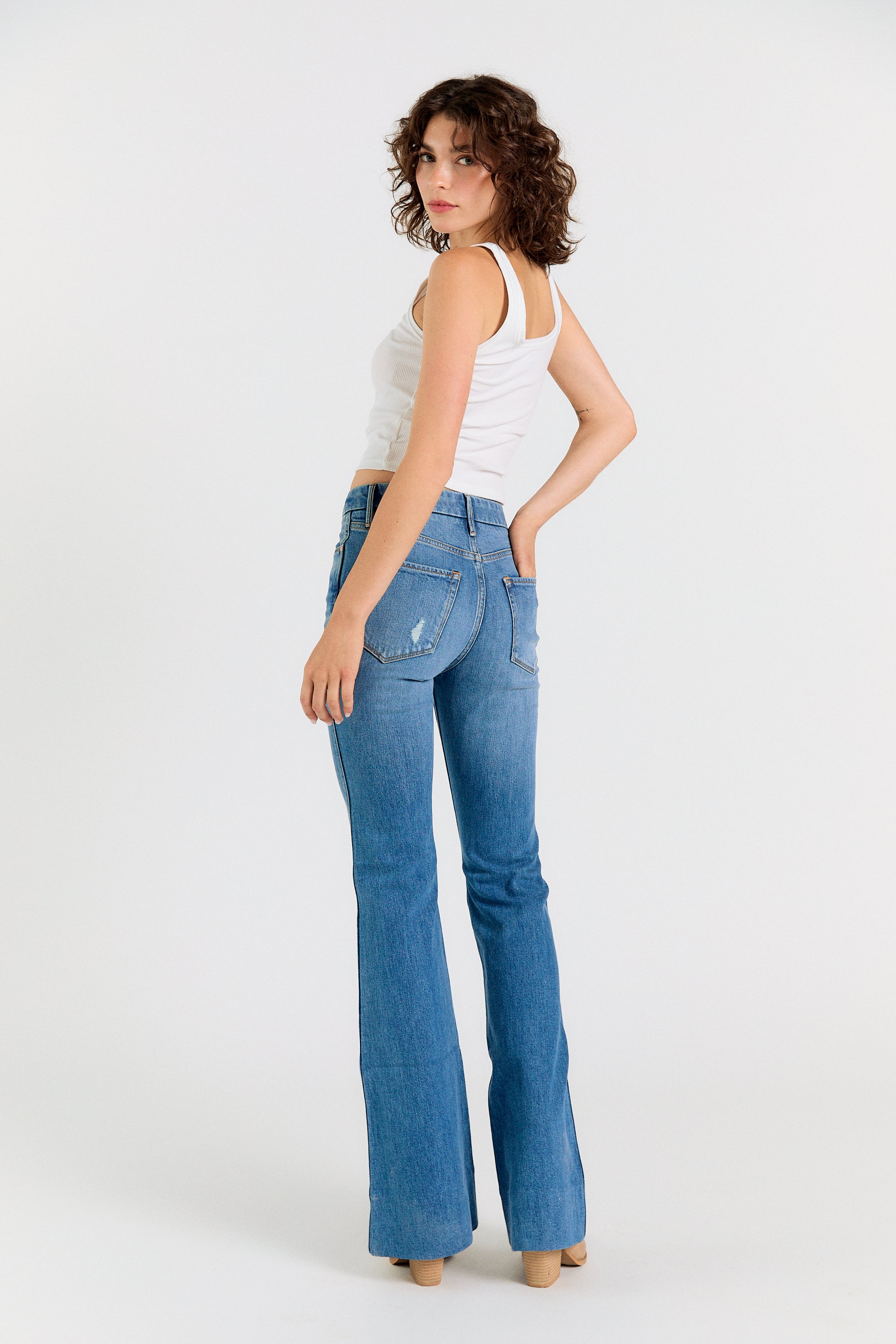The Wanderer Flare 5 Pocket - Mabel Wash