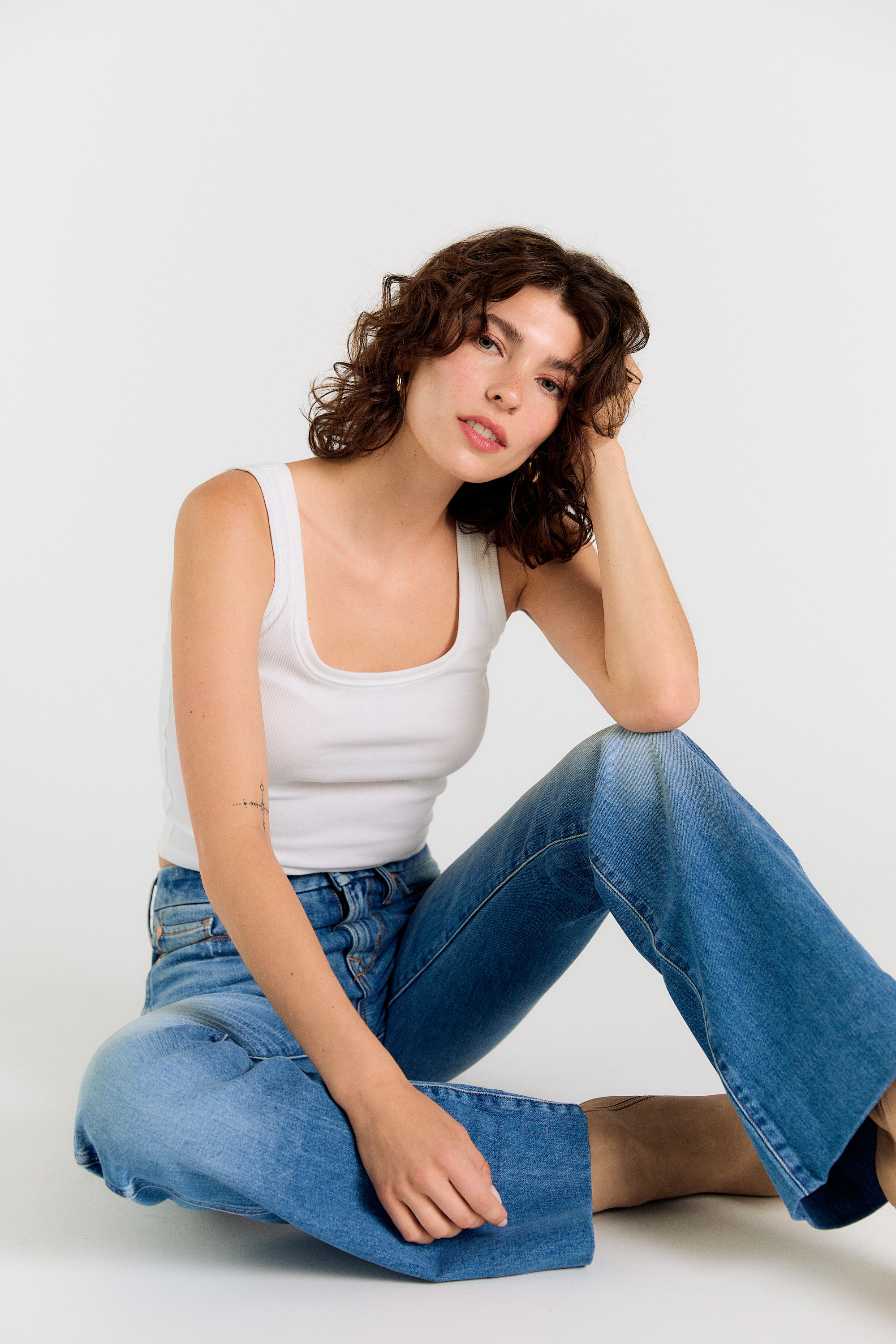 デニム・ジーパン Mentee Label Denim Pants (Lightblue) Men's Regular Jeans | Light Blue | Diesel 2023 D-Finitive