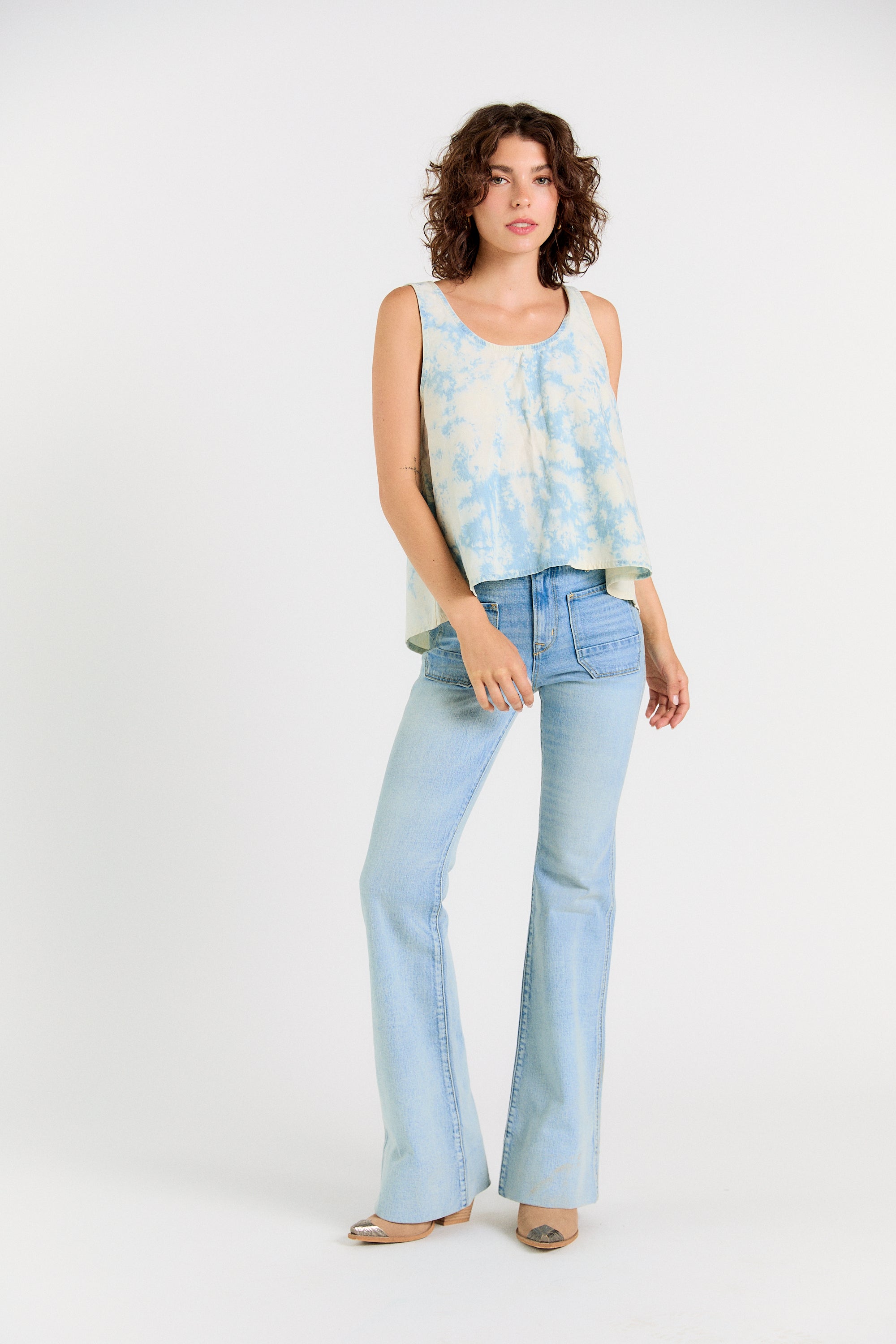 【PORTERNA】 Peron Day Flare Jeans Denim_Flared_Pants-Pants-SG-