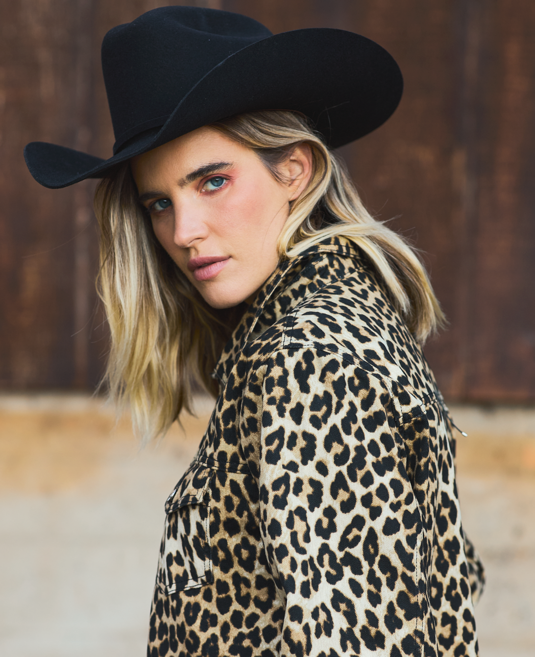 LEOPARD TWILL SHACKET