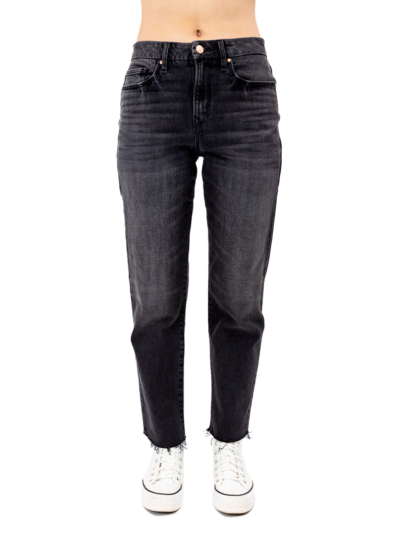 The Rebel Straight Sustainable Jeans in Coal made with Organic Cotton by Porter Blue Apparel