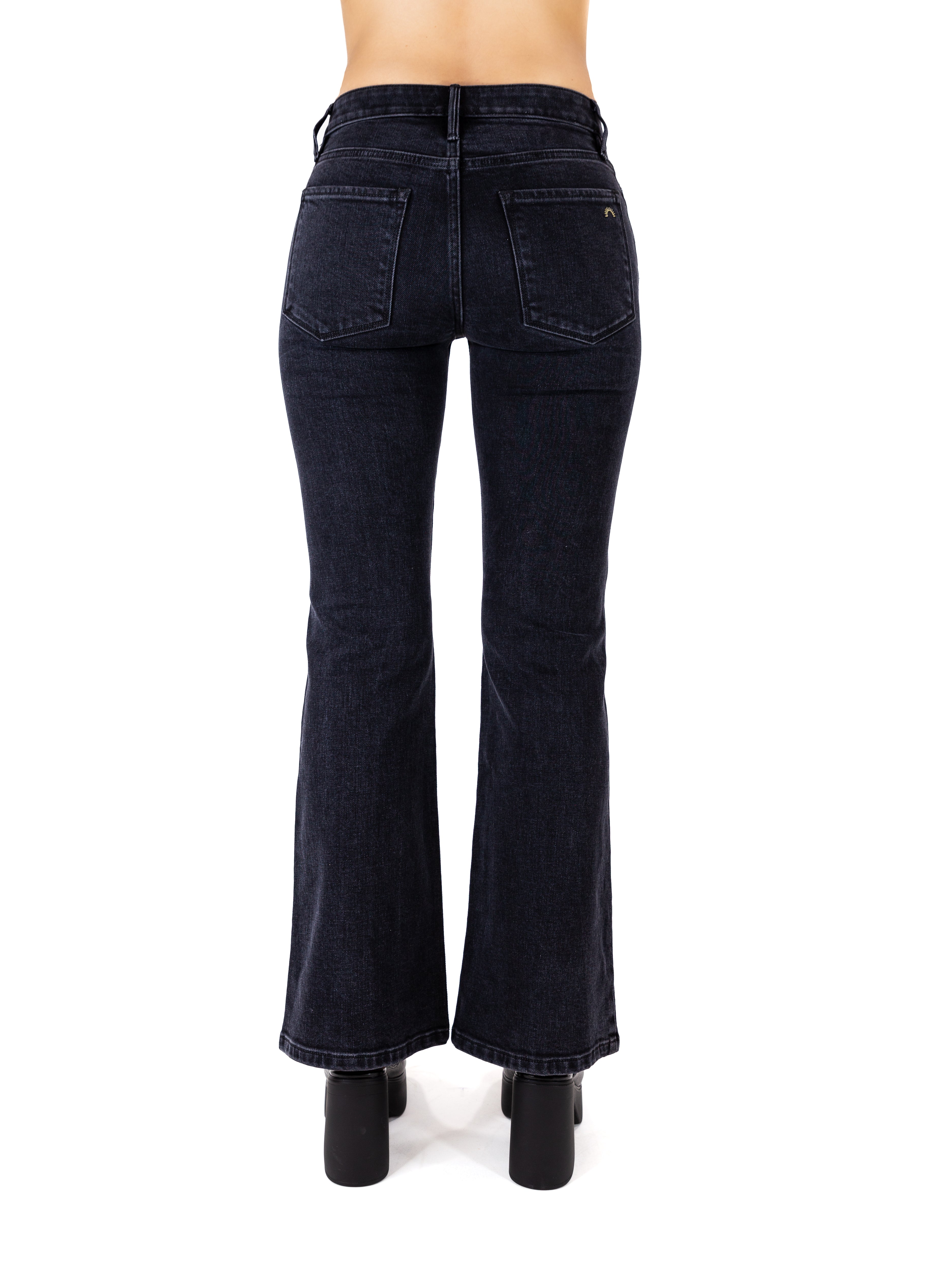 Harlow Kick Flare -Noir Wash (Warehouse Finds) Final Sale